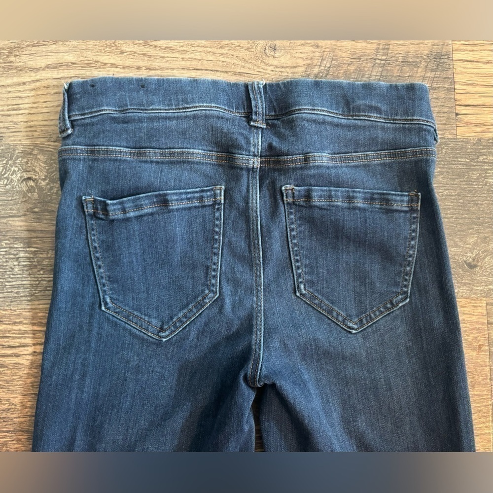 Liverpool Jeans The Slim Straight Leg Pull On in Griffith SPR DK Mid Rise Size 4 - Picture 11 of 13
